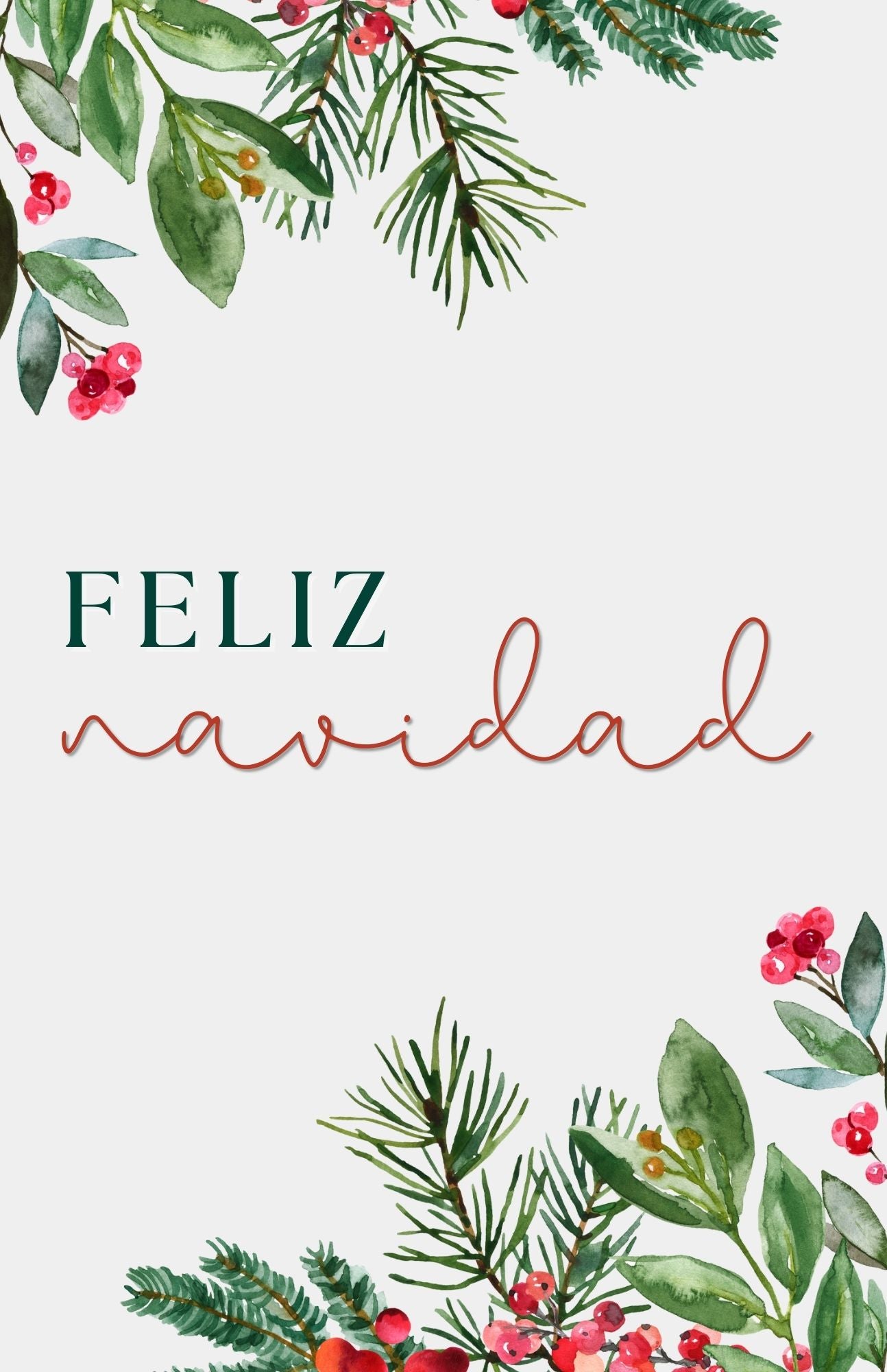Tarjeta de Feliz Navidad