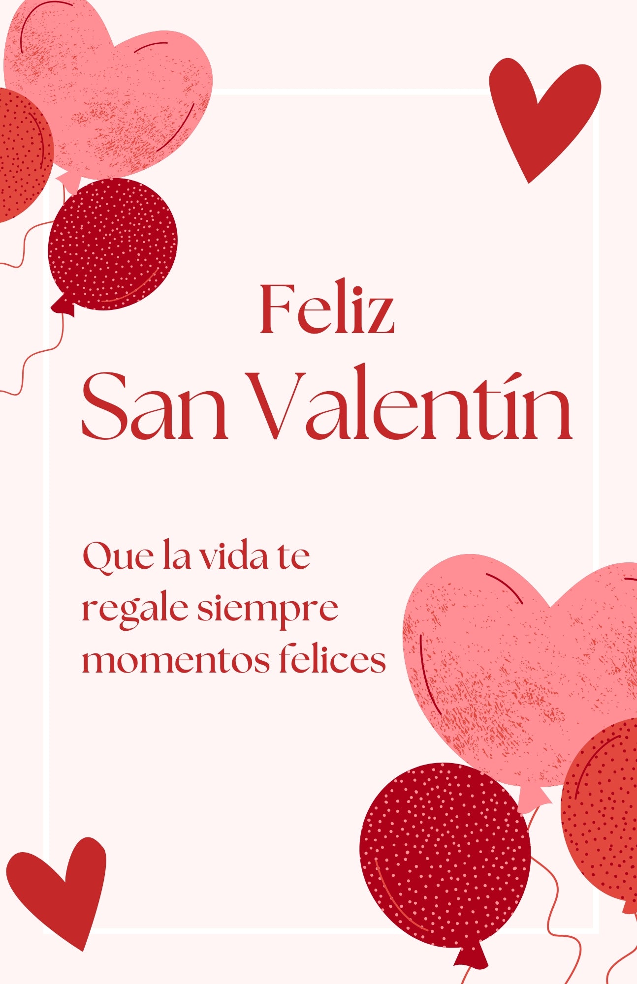Tarjeta del día de San Valentín