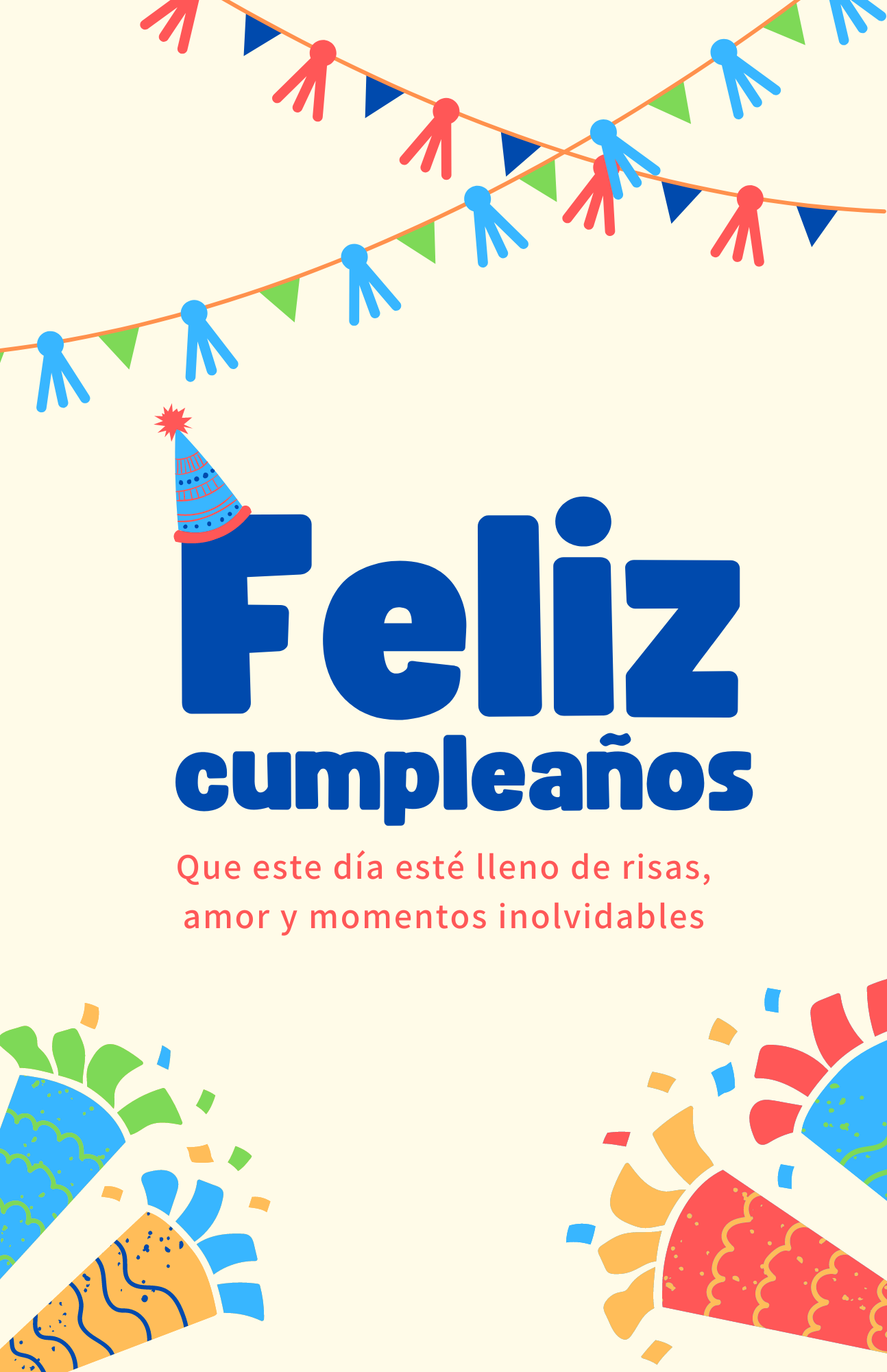 Tarjeta de deseos de cumpleaños