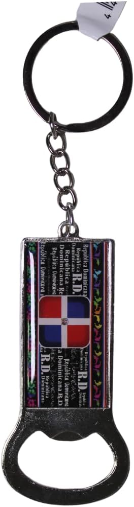 Dominican Flag Bottle Opener Keychain | Amazon