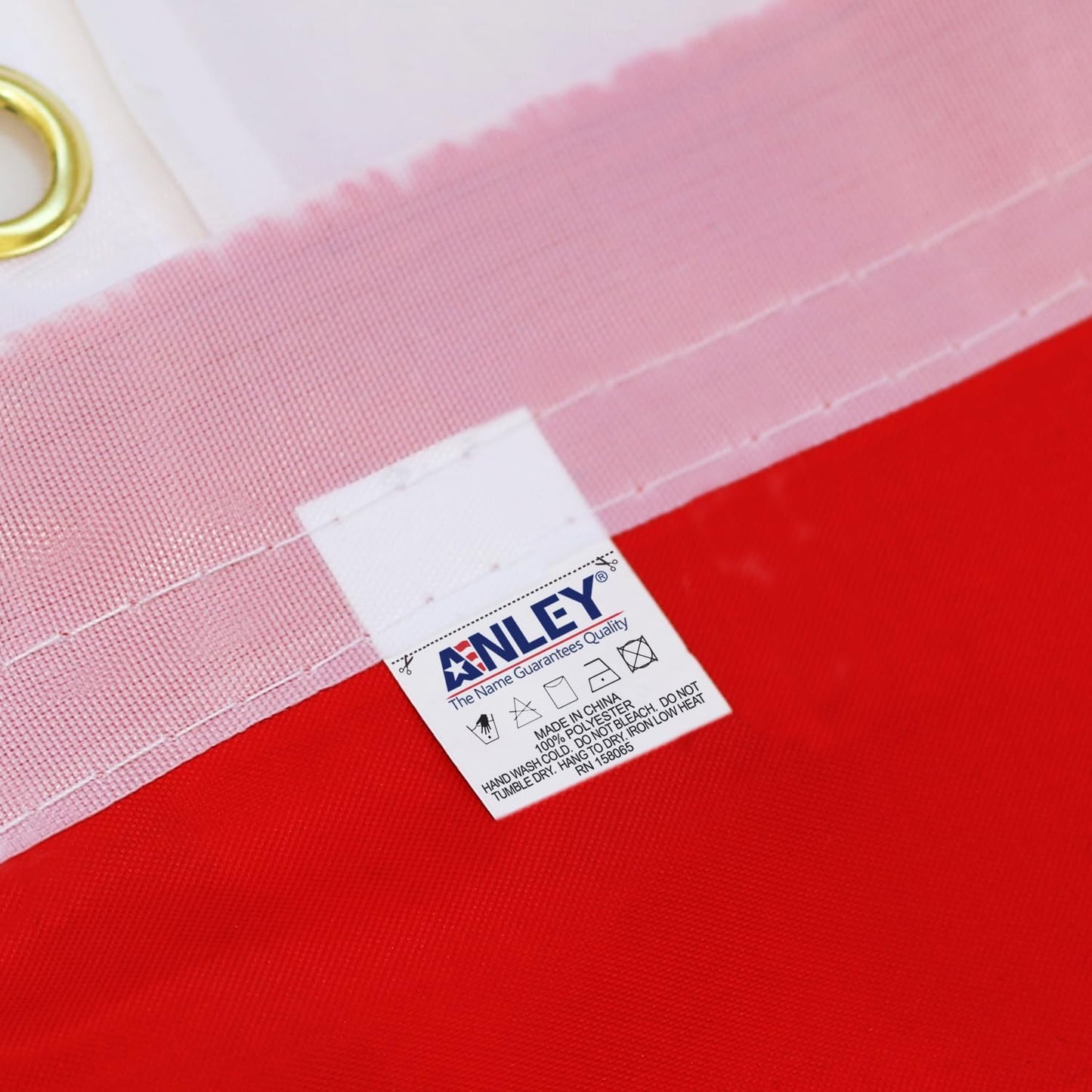 Bandera de República Dominicana de 90 x 150 cm (poliéster resistente con ojales de latón)