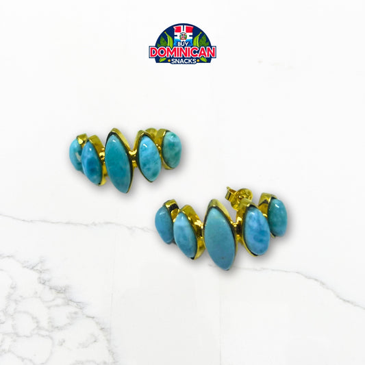 Symbiosis Gold-Plated Silver Earrings