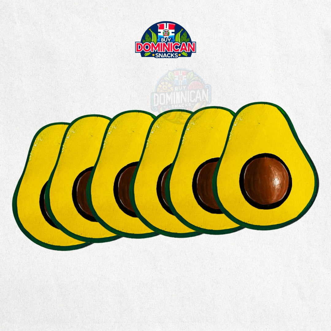 Dominican-Inspired Coasters: Avocado, sunflower, Hibiscus Flower, and Countryside - 6 pcak