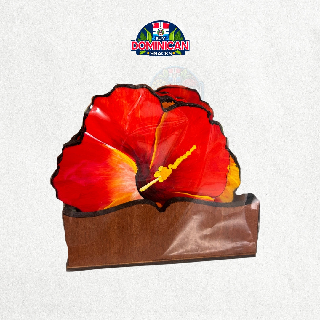 Dominican-Inspired Coasters: Avocado, sunflower, Hibiscus Flower, and Countryside - 6 pcak