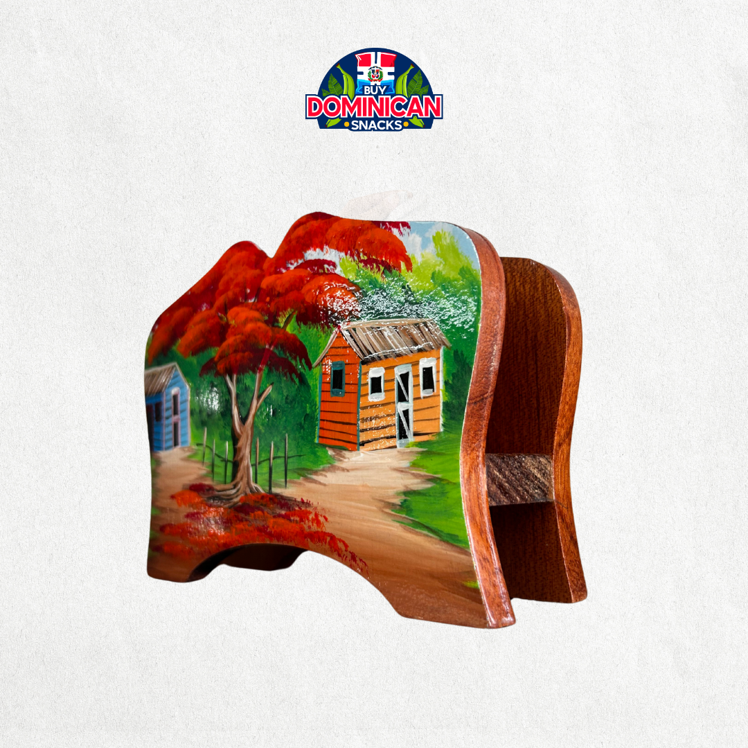 Dominican Napkin Holder: Countryside Serenity
