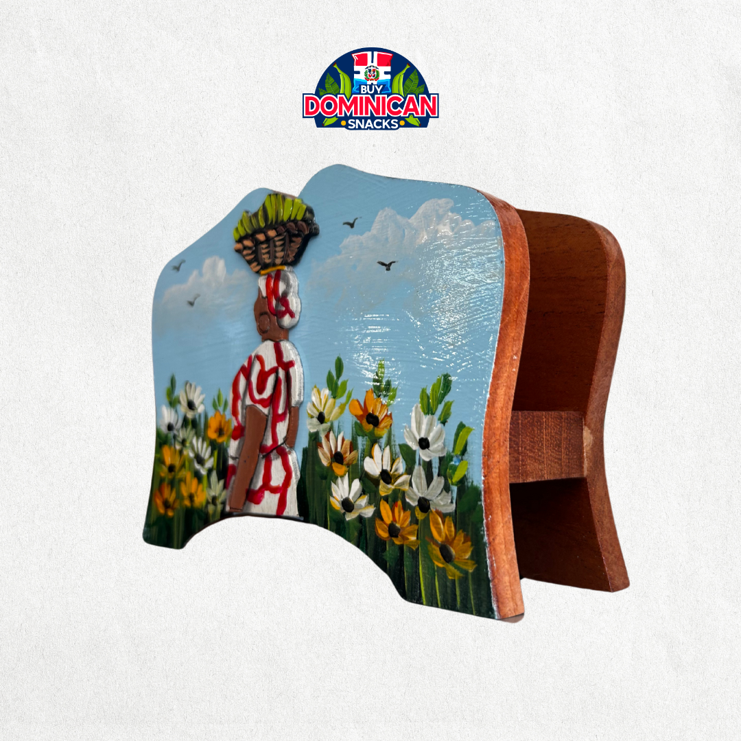 Dominican Napkin Holder: Countryside Serenity