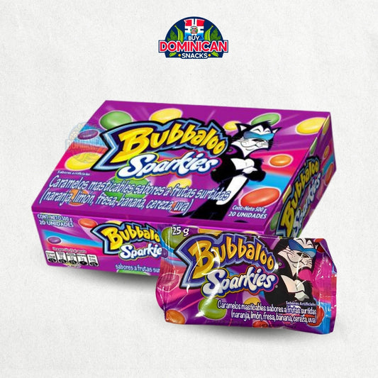 Bubbaloo Sparkies Caramel Candy -  Units