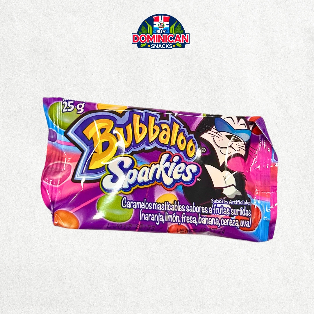 Bubbaloo Sparkies Caramel Candy - Units