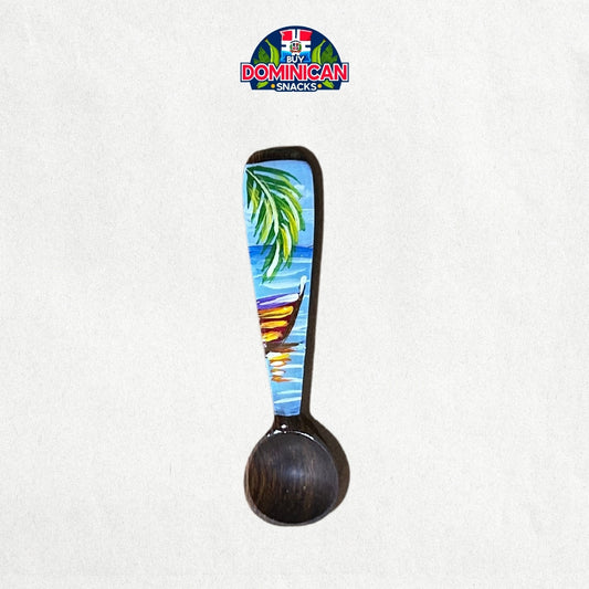 Themed Spoons – Handcrafted with Designs of Tropical Flowers, Beaches and Traditional Dominican Houses