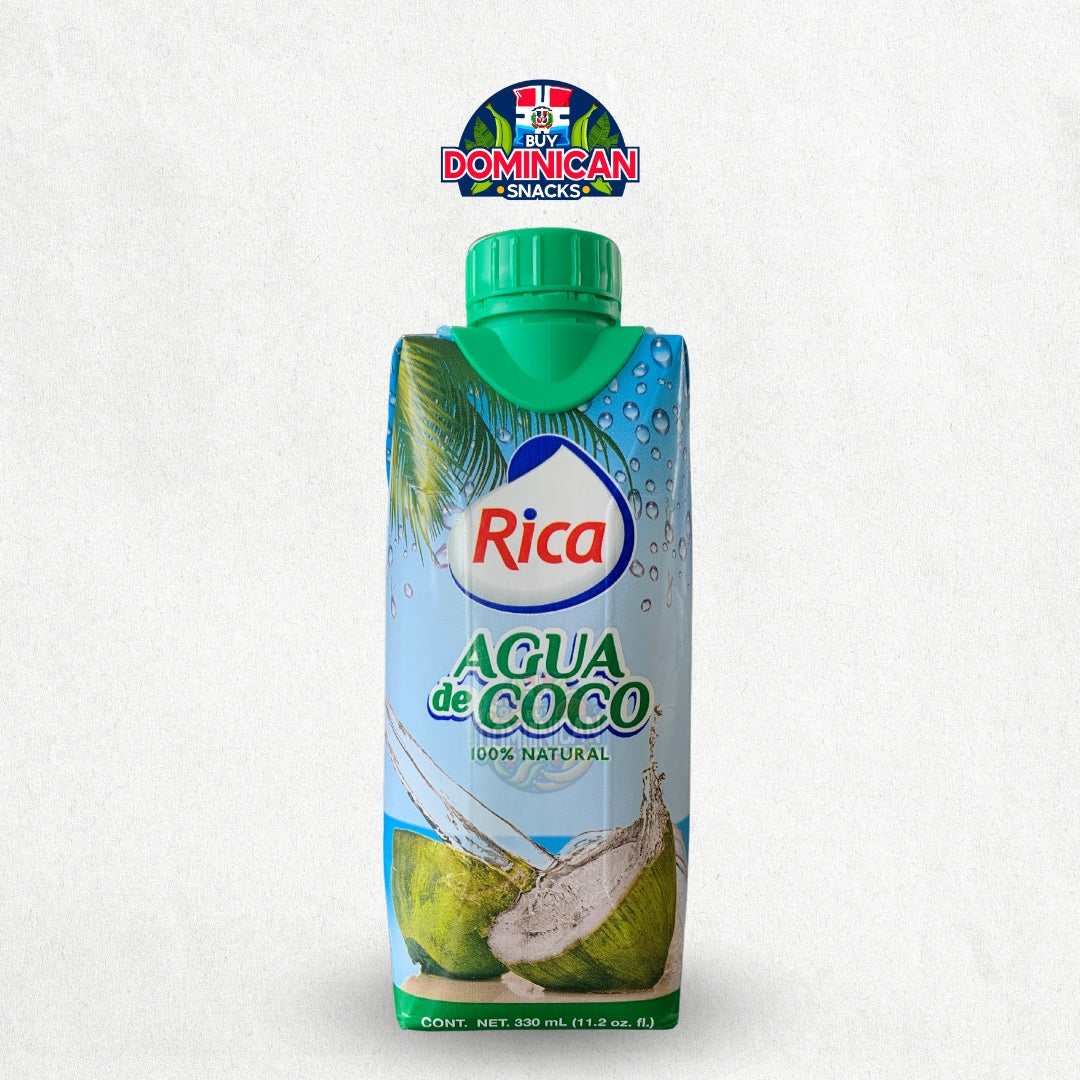 Rica Coconut Water - 100% Natural - Agua de Coco 100% Dominicana 