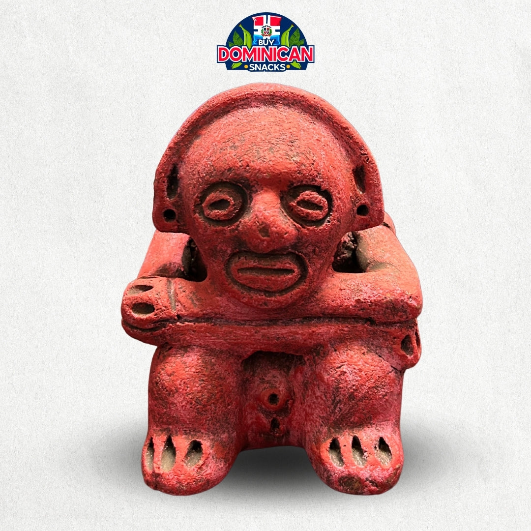 Vasija Efigie Antropomórfica que Encarna al Dios Taíno del Pensamiento - Figuras Artesanales
