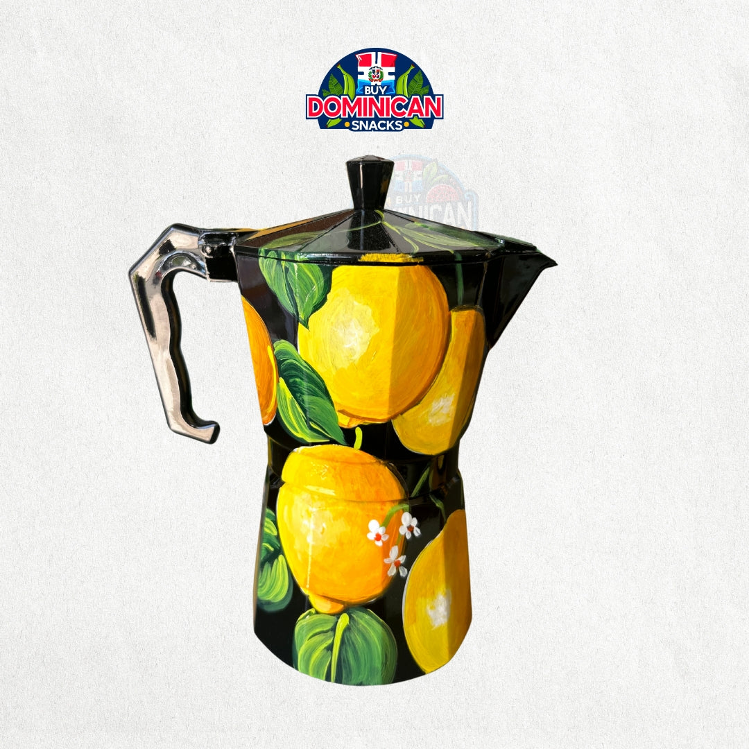 Cafetera de diseño icónico dominicano - 6 tazas