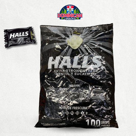 Halls Menthol Extra-Strong Lyptus Mints -  extra freshness