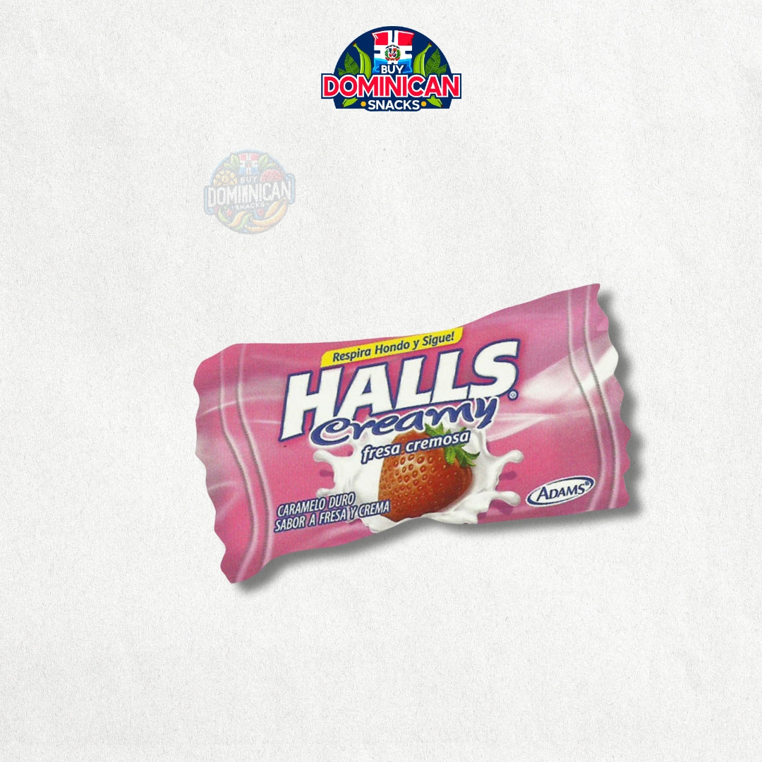 Halls Strawberry Creamy Mints - Mentas refrescantes - 300 g