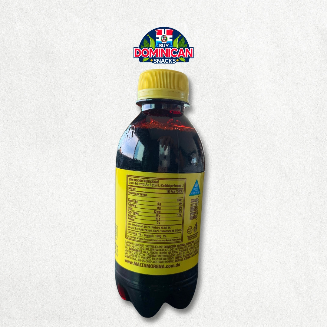 Malta Morena Beverage 8oz Non Alcoholic 100% Dominican Republic