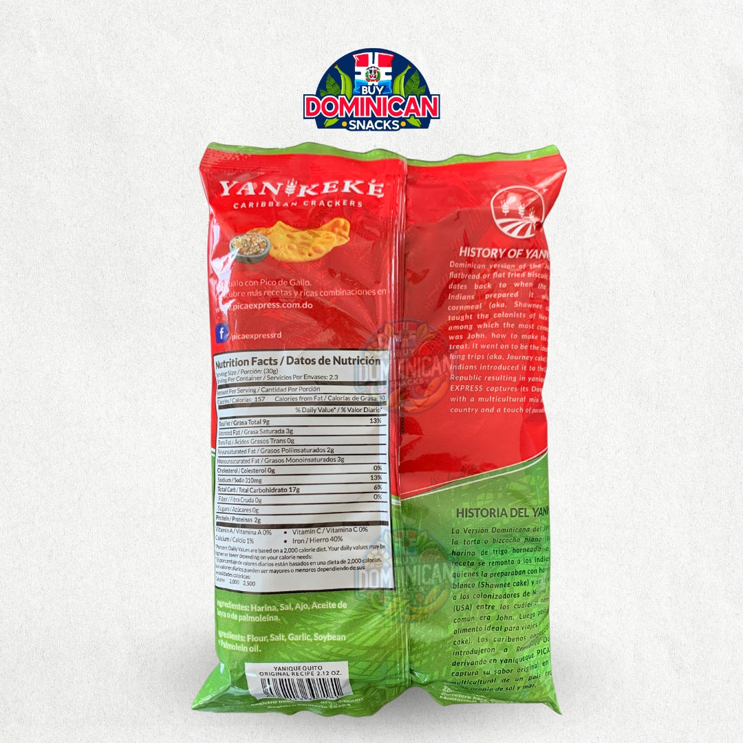 PicaExpress Yanikeke Caribbean Crackers Original Recipe 60g