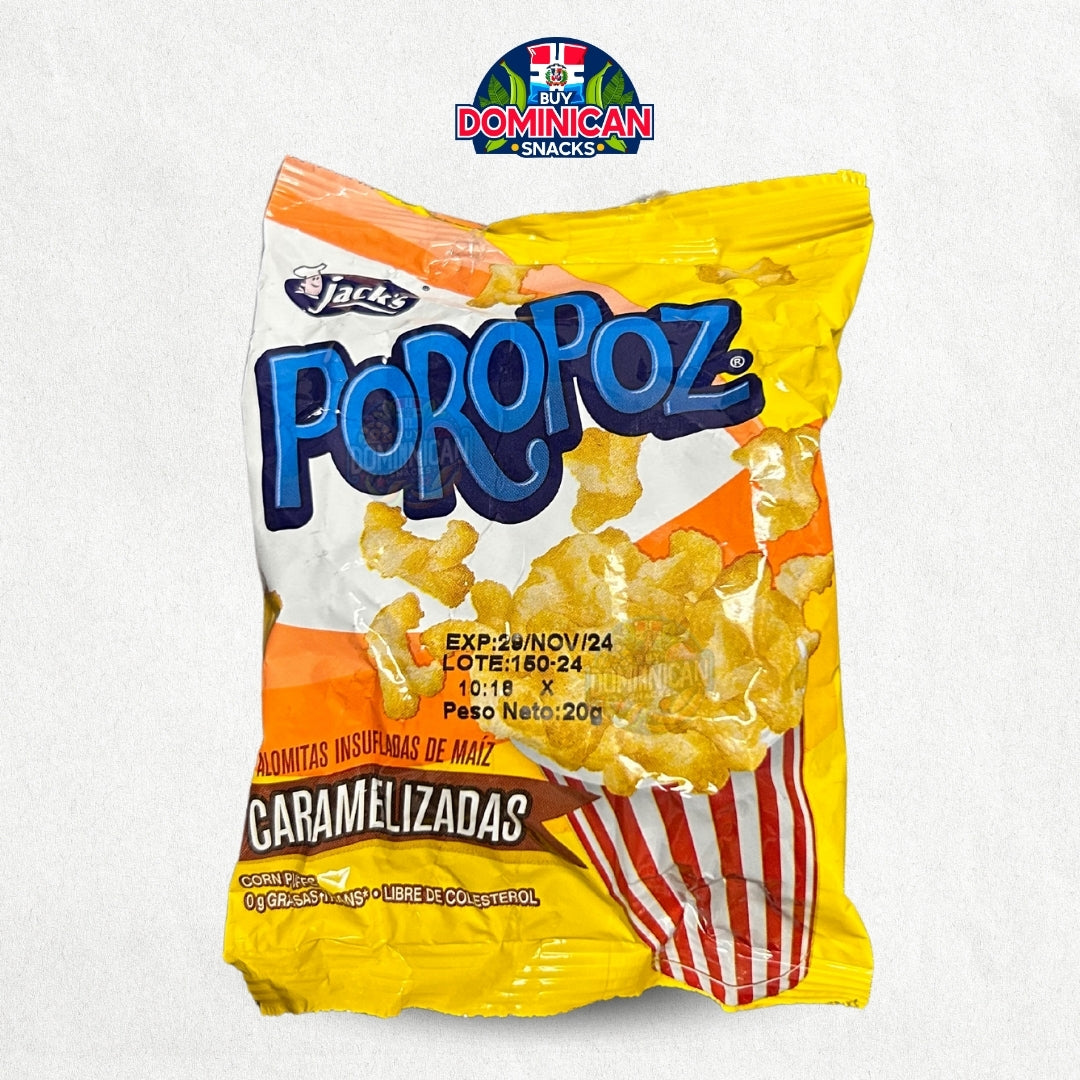 Palomitas de caramelo de Jacks - 20 g de dulce delicia dominicana
