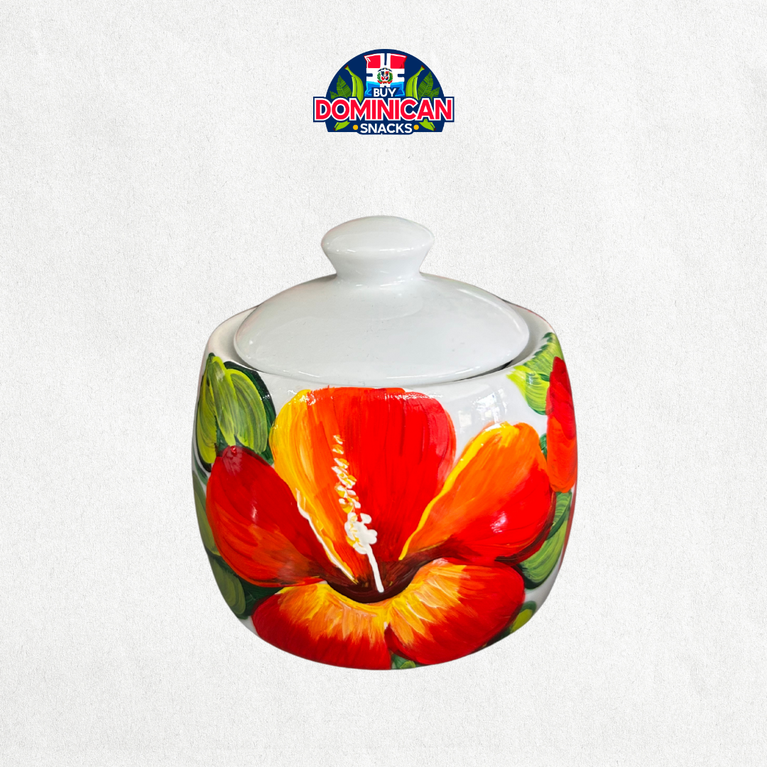 Dominican Sugar Bowl: Hibiscus Elegance