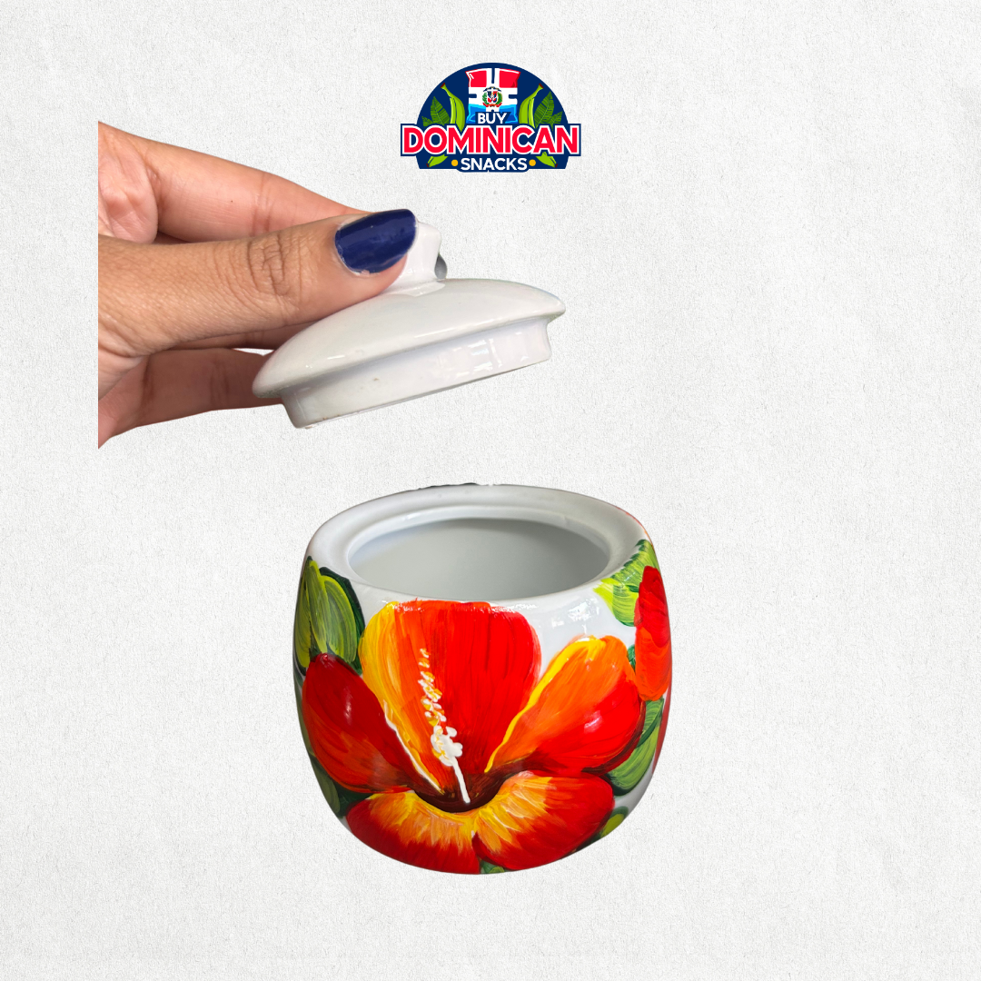 Dominican Sugar Bowl: Hibiscus Elegance
