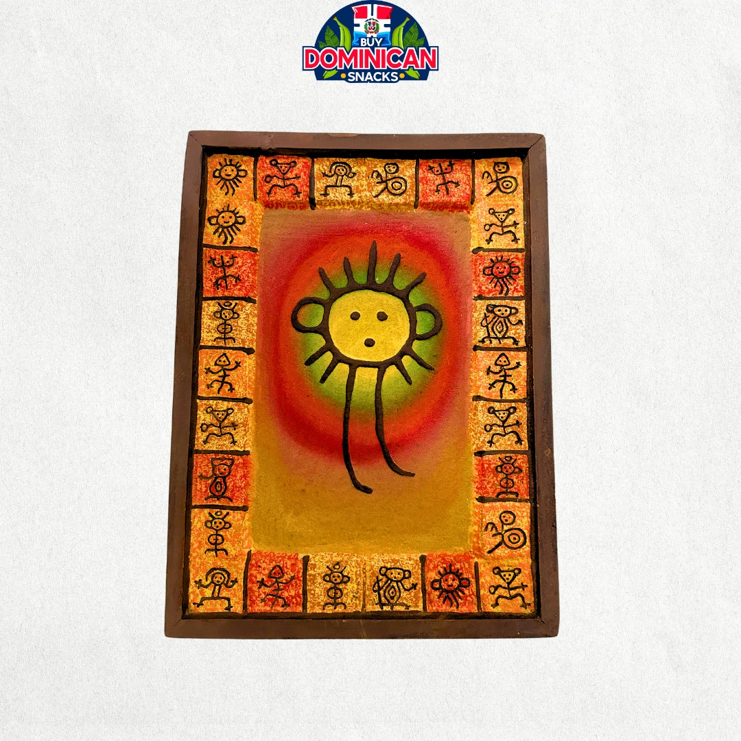 Taino Symbol Painting - A Visual Ode to Ancestral Wisdom