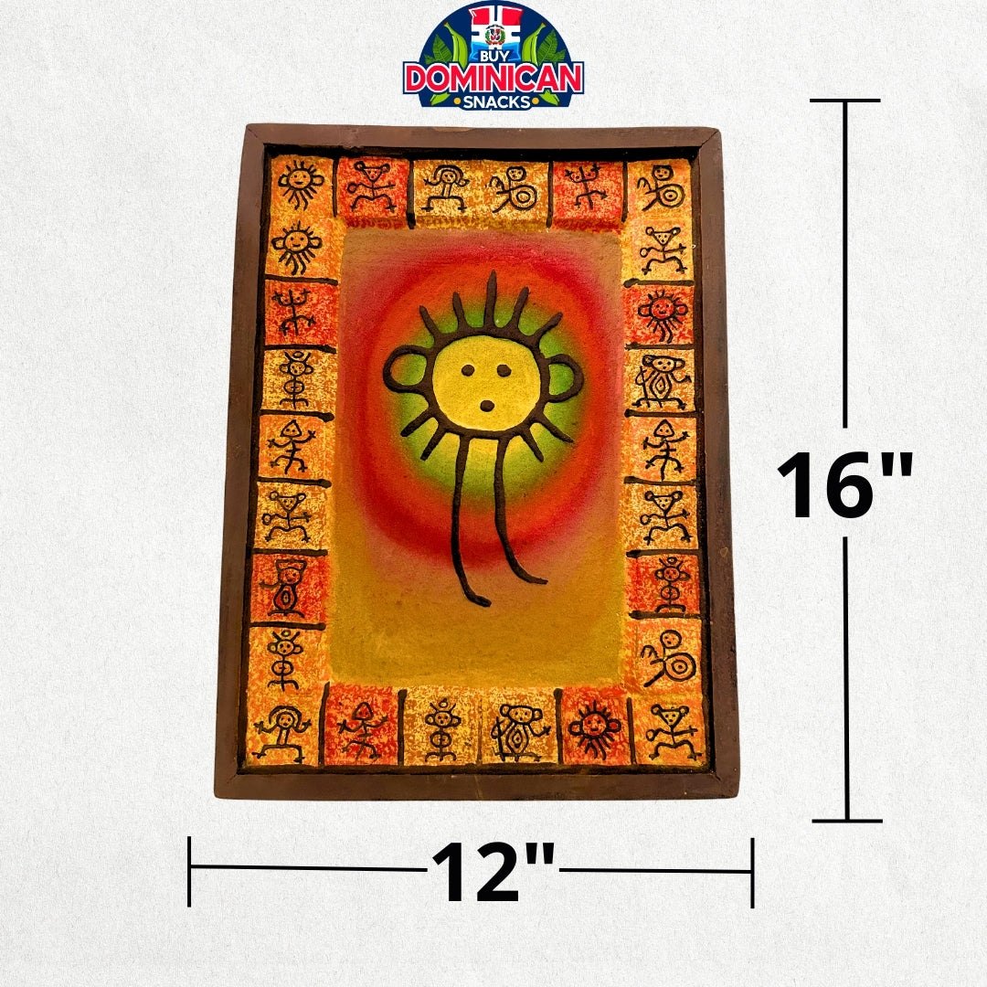 Taino Symbol Painting - A Visual Ode to Ancestral Wisdom