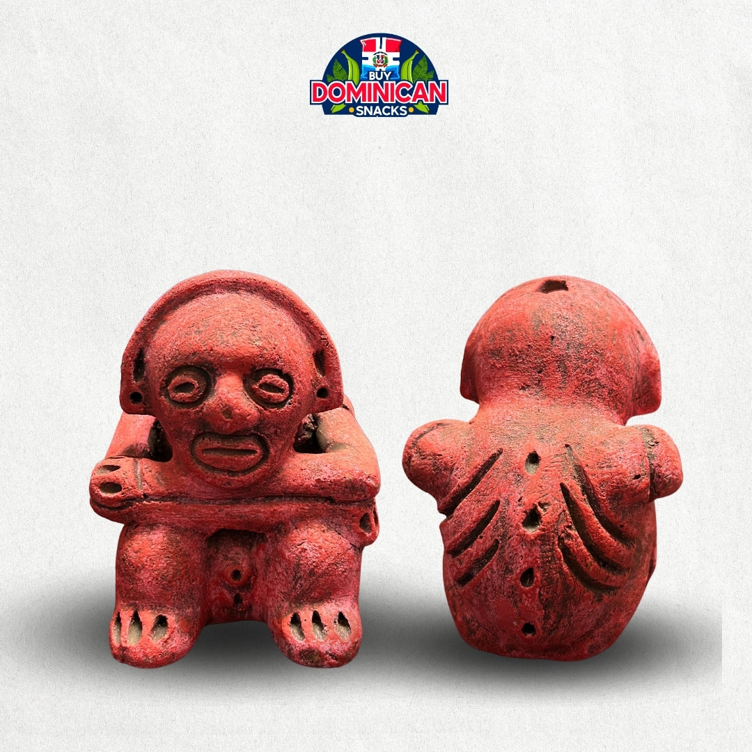 Vasija Efigie Antropomórfica que Encarna al Dios Taíno del Pensamiento - Figuras Artesanales