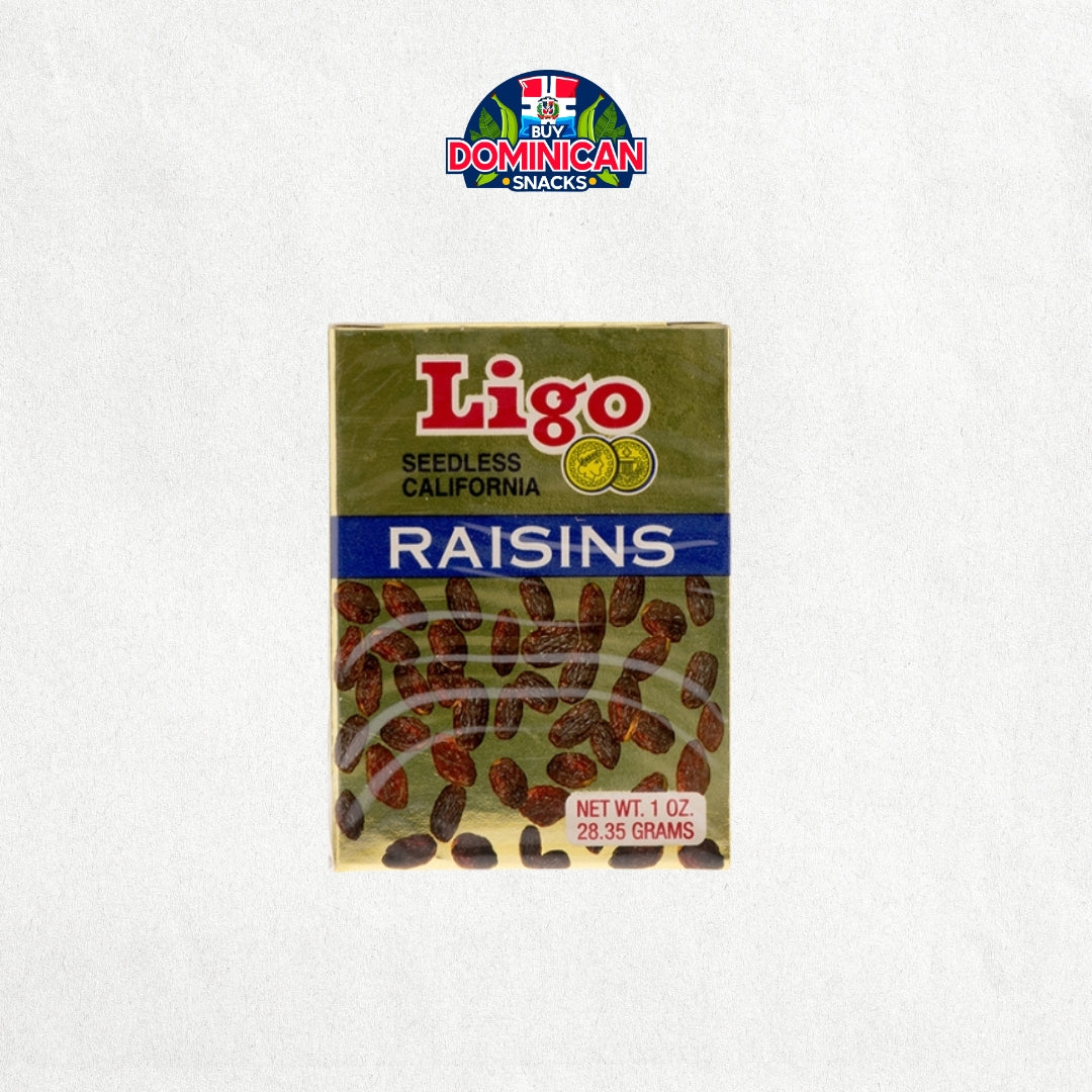 Pasas sin semillas Ligo 1 onza - Naturalmente dulces