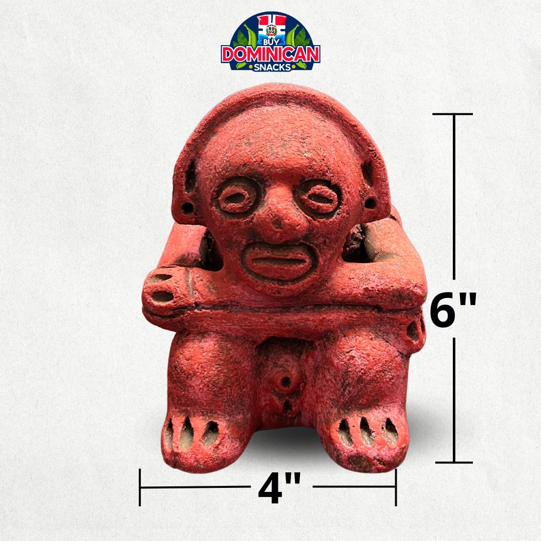 Vasija Efigie Antropomórfica que Encarna al Dios Taíno del Pensamiento - Figuras Artesanales