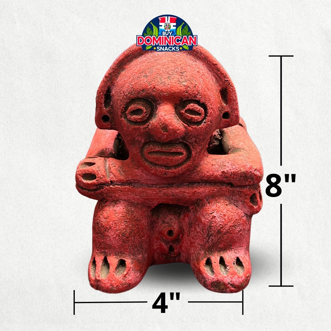 Vasija Efigie Antropomórfica que Encarna al Dios Taíno del Pensamiento - Figuras Artesanales