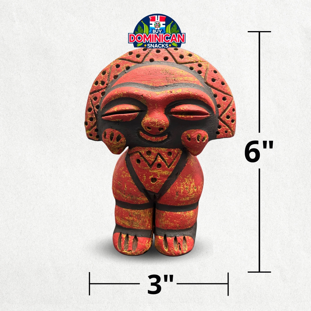 Moon Goddess - Embodying the Mystical Taino Moon Goddess - Handmade Taino statue