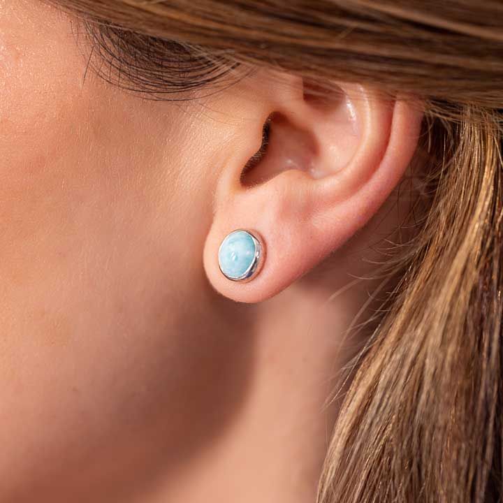 Larimar Earrings
