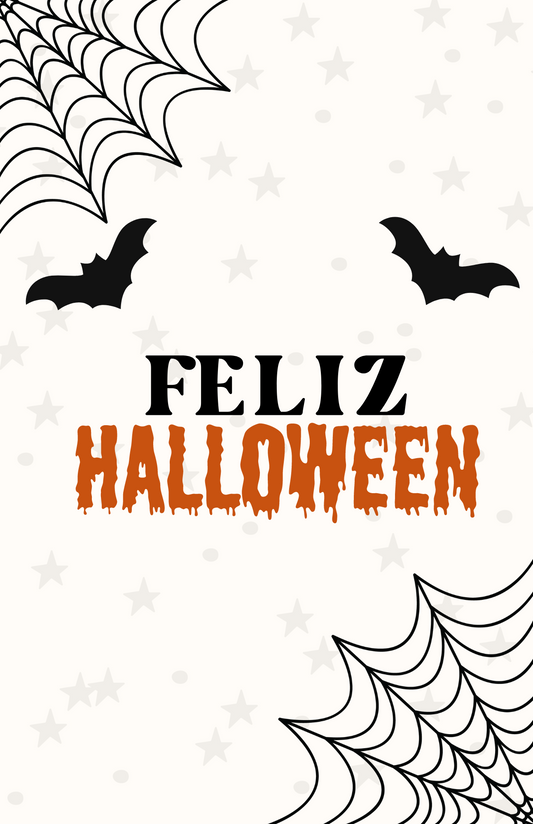 Tarjeta de Halloween espeluznante