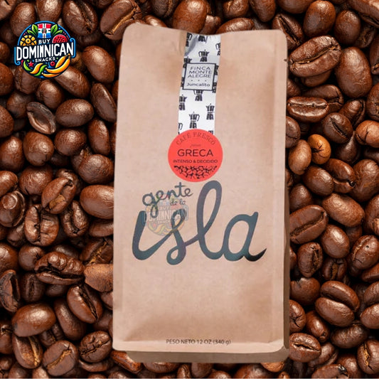 Gente De La Isla Intense and Determined Whole Bean Coffee - 330g Specialty Dominican Coffee Beans.