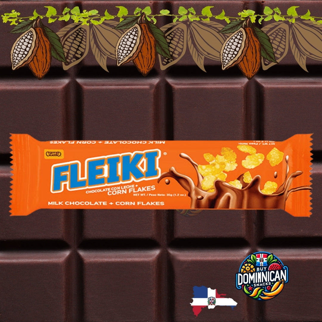 Cortes Fleiki Chocolate Bar 35g - Milk chocolate with cornflakes