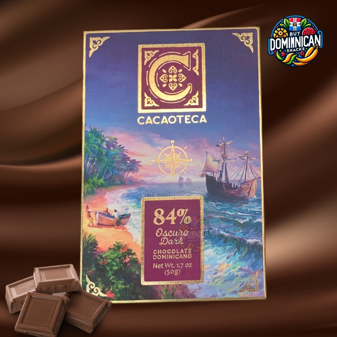 Cacaoteca Arka Dark 84%- 50g of premium Dominican dark chocolate