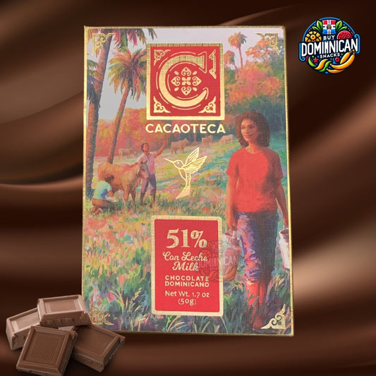 Cacaoteca Dark Milky 51% - 50g of dominican chocolate