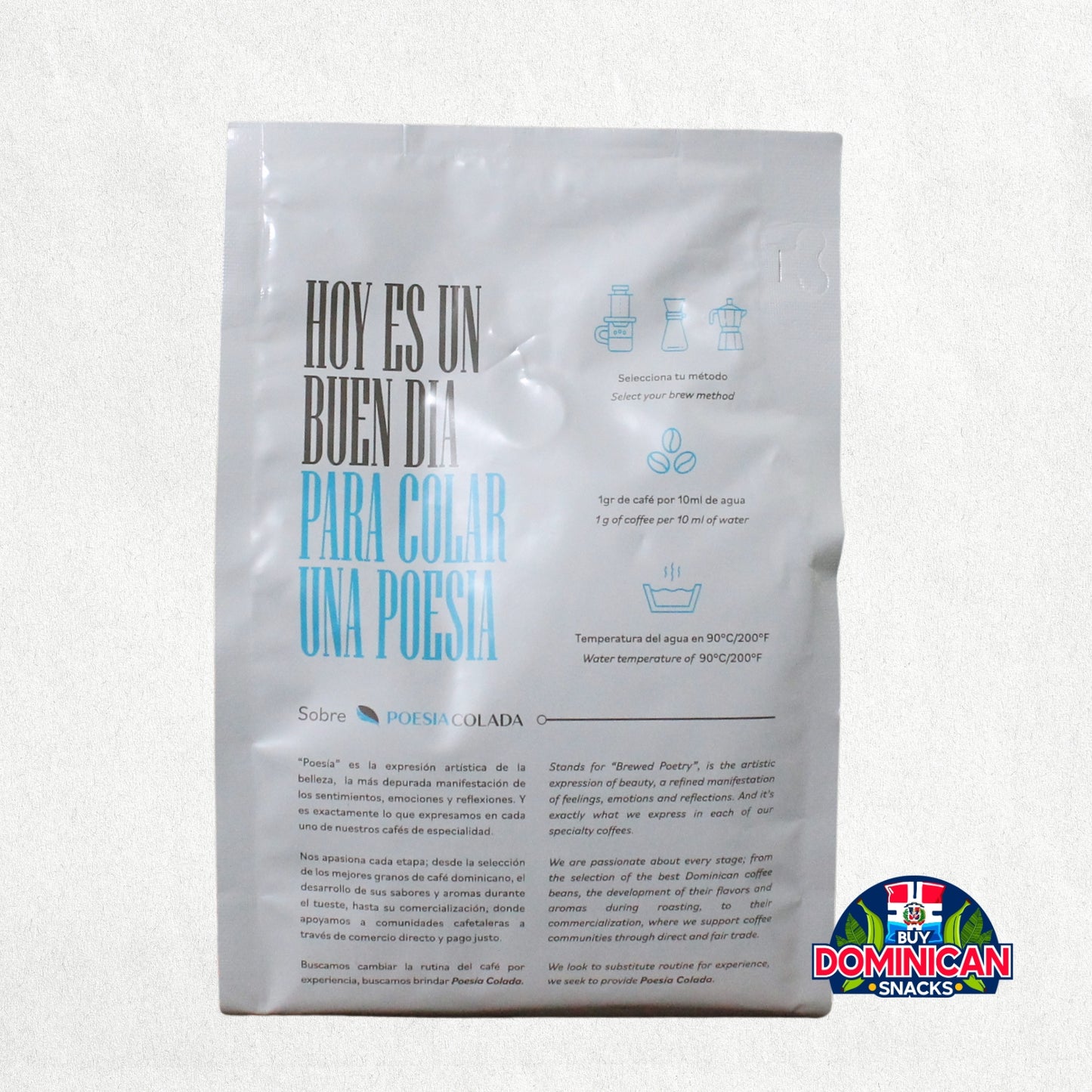 Poesía Colada – Tropical Poetry | 340g of Natural Process Dominican Coffee