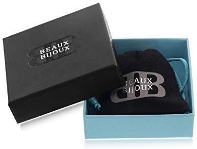 Larimar Gemstone Pendant Necklace – Palm Tree Design, Sterling Silver, Natural Blue Stone Jewelry