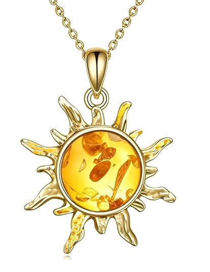 Collar de sol de larimar TIGER RIDER en plata de ley 925, cadena de 45 cm + 5 cm, caja de regalo, joyería para mujer 