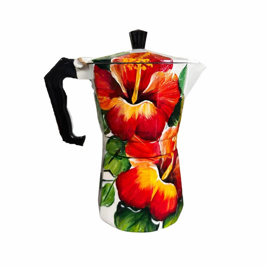 Dominican Coffee Pot – Cayenne Flower | Amazon