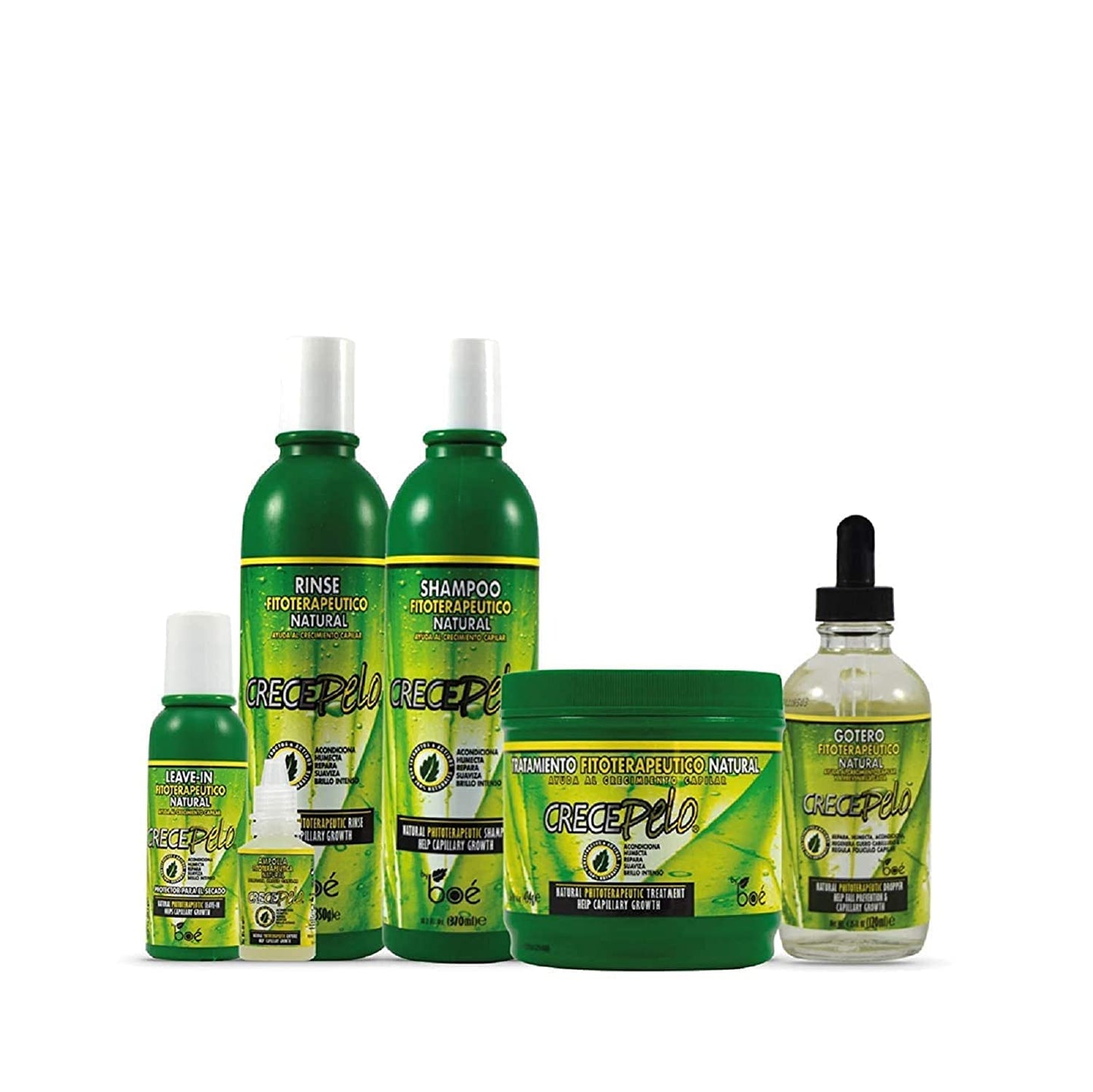 Kit para el crecimiento del cabello de Boe Cosmetics - Incluye gotas para el cabello 