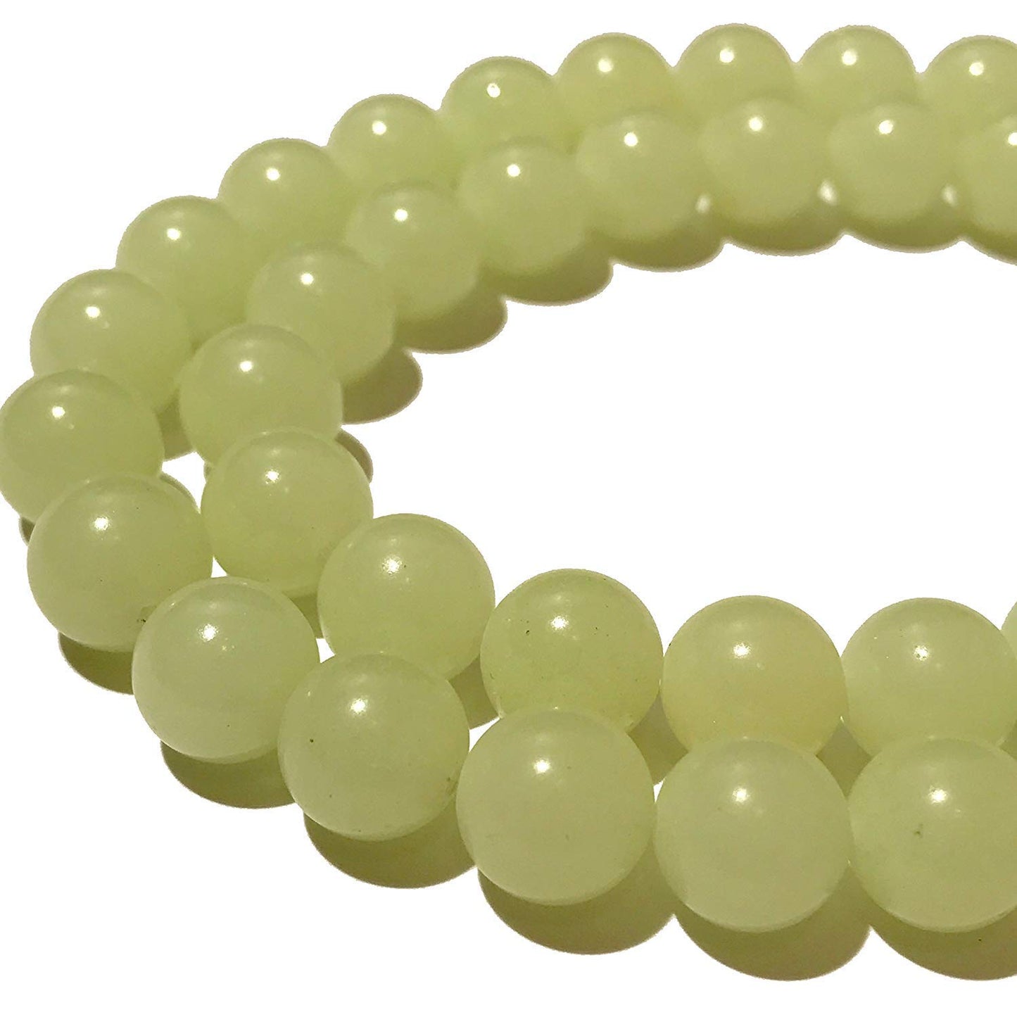 Cuentas sueltas de larimar Barahona de ABCGEMS, 10 mm, redondas y lisas, con inclusiones dendríticas negras, tira de 39 cm, agujero de 1 mm, República Dominicana, suministros para bisutería 