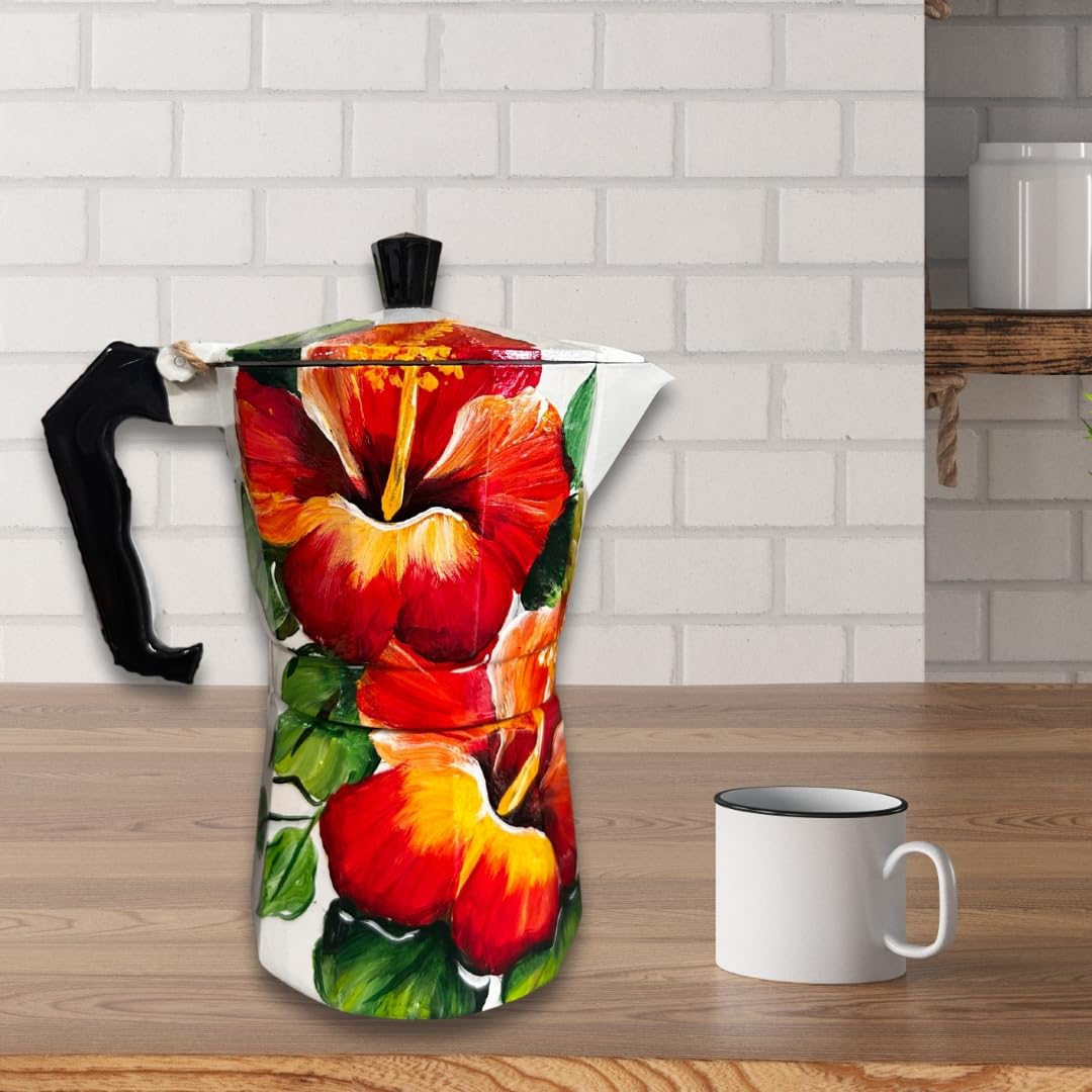 Dominican Coffee Pot – Cayenne Flower | Amazon