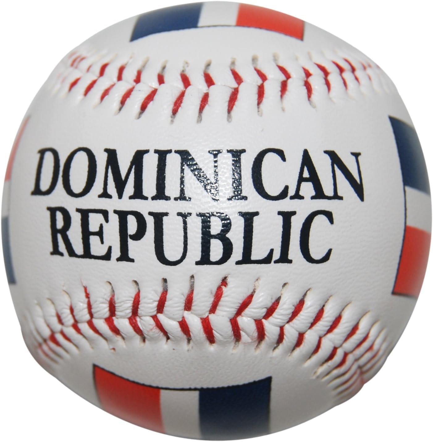 Béisbol de recuerdo con la bandera de República Dominicana de CityDreamShop 