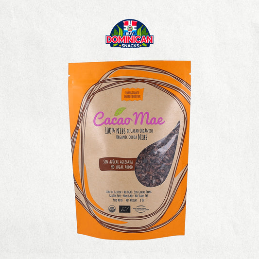 Organic Cacao Nibs – 8oz of 100% Dominican Cacao , Sugar-Free & Natural