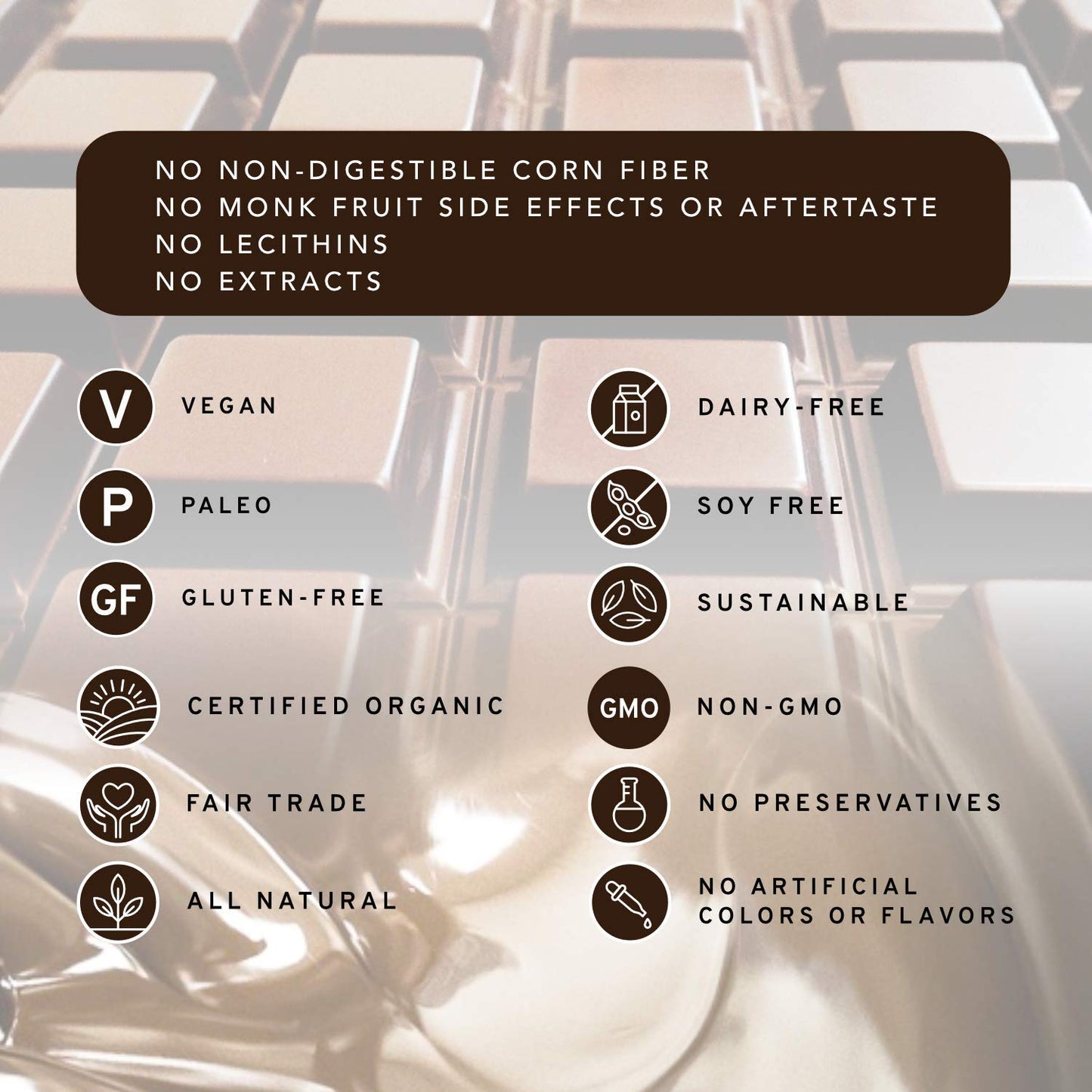 Chocolate para picar República Dominicana 85% | Paquete de 3 | Certificado orgánico | Sin gluten ni soja | 2 ingredientes 