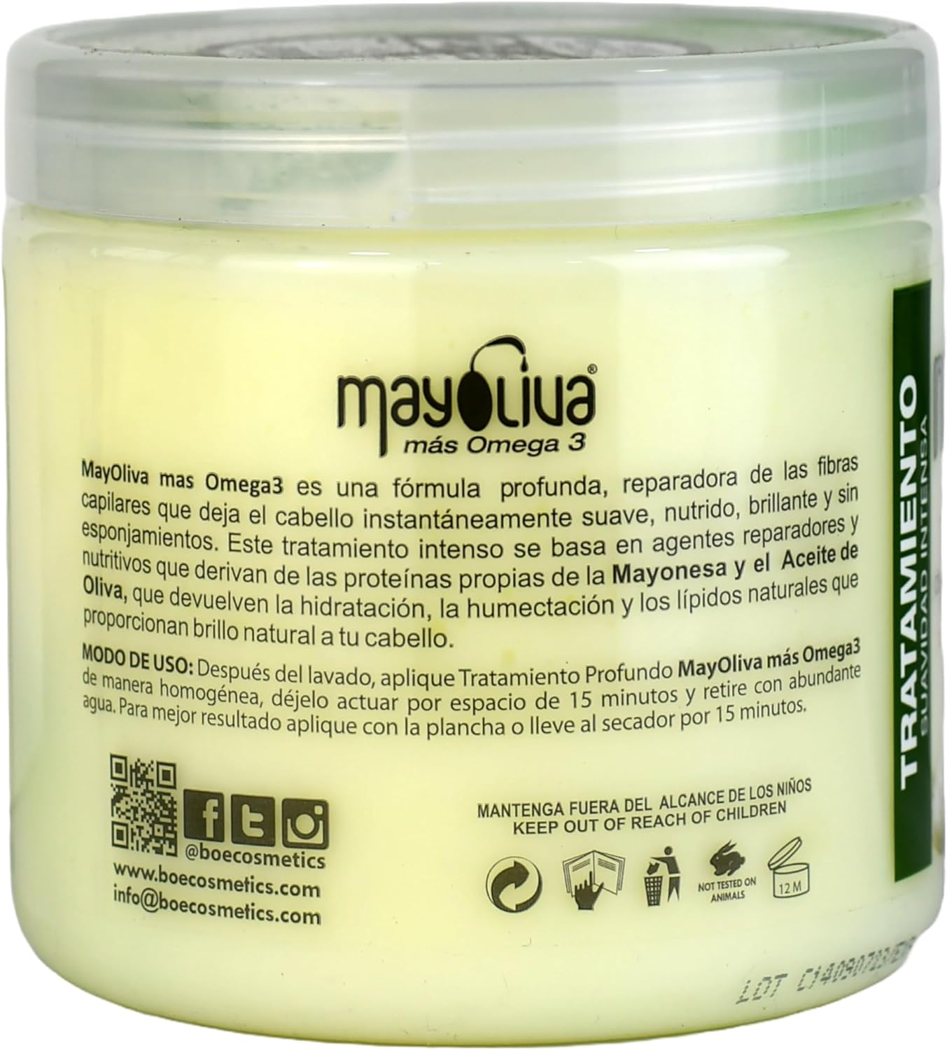 BOÉ COSMETICS BOE Mayoliva Omega 3 Intensive Conditioning Therapy – 16