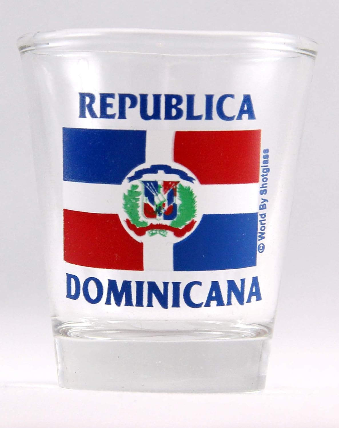 Juego de vasos de chupito caribeños de República Dominicana (juego de 2) 