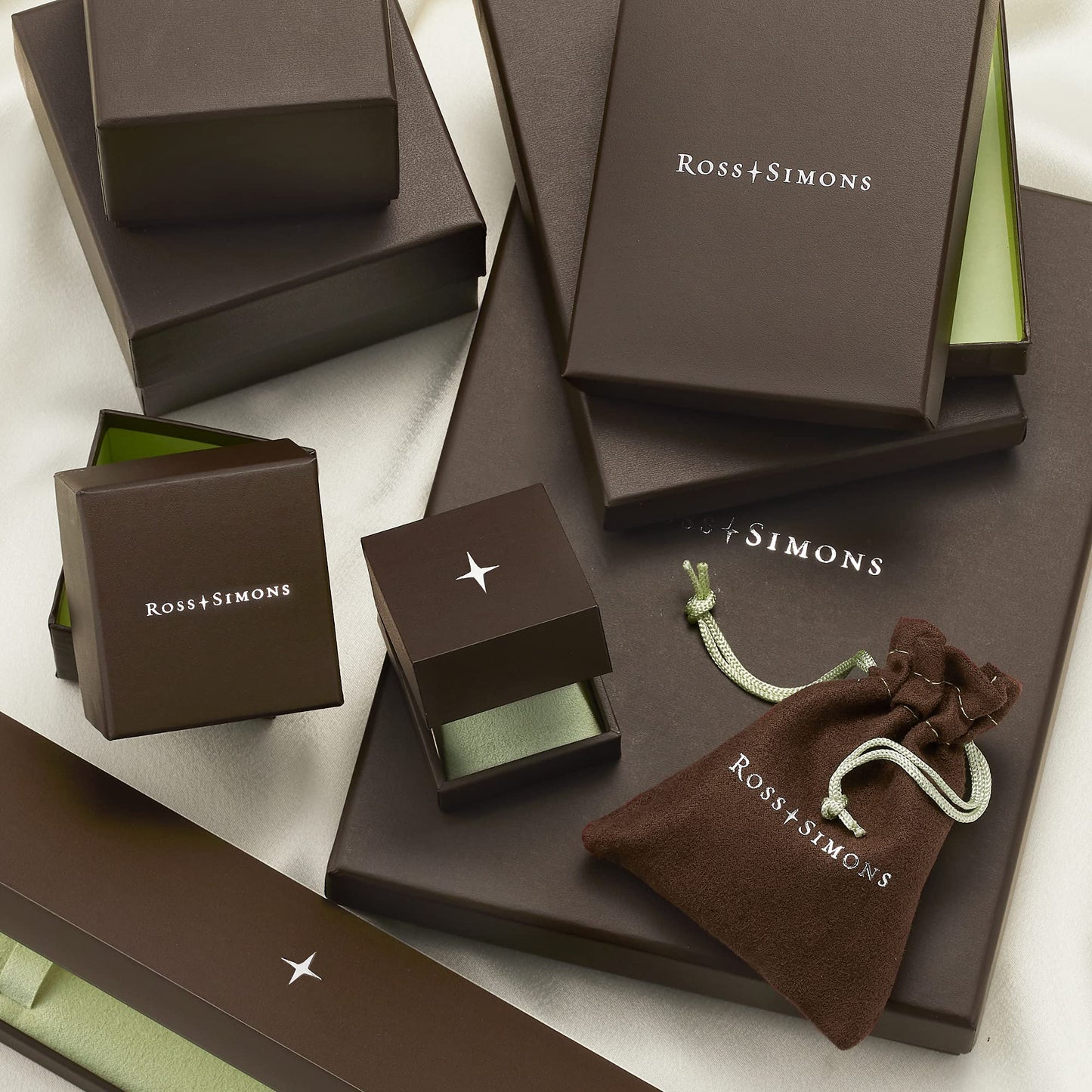 Ross-Simons Larimar Palm Tree Pendant Necklace in Sterling Silver