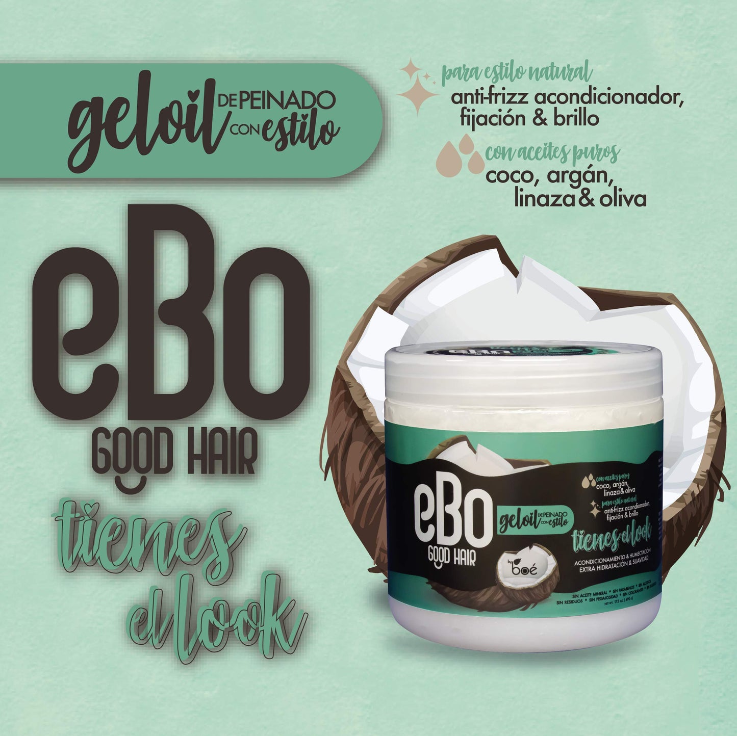 Boe Coesmtics Ebo GelOil - Styling Gel